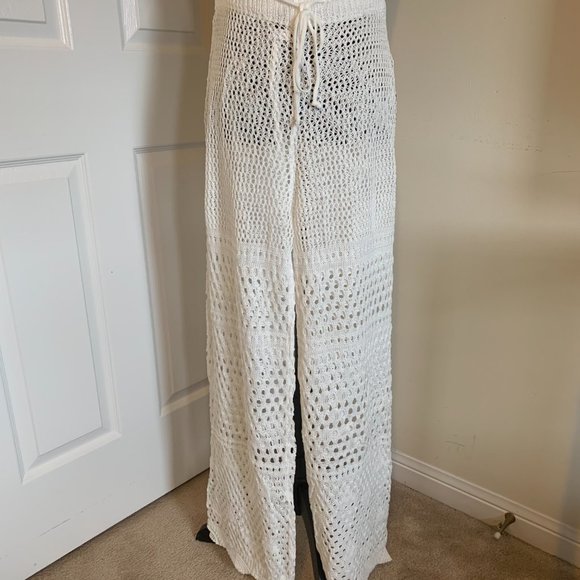 Bathing Suit Cover Up Pants White - Picture 6 of 6